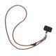 Leather Mobile Phone Lanyard Anti-lost Crossbody Back Halter Strong Durable Strap Rope