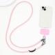 Leather Mobile Phone Lanyard Anti-lost Crossbody Back Halter Strong Durable Strap Rope