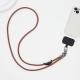 Leather Mobile Phone Lanyard Anti-lost Crossbody Back Halter Strong Durable Strap Rope