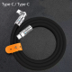 Fast Charge Zinc Alloy Elbow 180 Degrees Rotation Data Cable