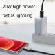PD Data Cable 20W Fast Charge Line Braided
