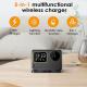 Multifunction Bracket Clock Temperature Suitable Mobile Phone Watch Magnetic Charger