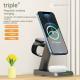 Mobile Phone Vertical Wireless Charger Watch Wireless Charger Mobile Phone Wireless Three-in-one Charger