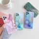Gradient marble phone case