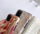 Marble pattern double-layer mobile phone case