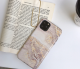 Marble pattern double-layer mobile phone case