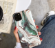 Marble pattern double-layer mobile phone case