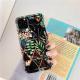 Marble green leaf mobile phone case