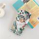 Marble green leaf mobile phone case