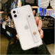 Compatible with Apple, Solid Color Wrist Strap Phone Case For iPhone