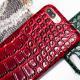 Anti-fall grid smooth PU leather case