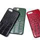 Anti-fall grid smooth PU leather case