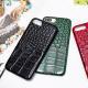Anti-fall grid smooth PU leather case