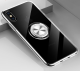 Compatible with Apple, Transparent Magnetic Ring Stand Phone Case For iPhone XR XS Max X XS Adsorption Holder case For iPhone 6 6S Plus 7 8 Plus cover