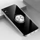 Compatible with Apple, Transparent Magnetic Ring Stand Phone Case For iPhone XR XS Max X XS Adsorption Holder case For iPhone 6 6S Plus 7 8 Plus cover