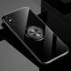Compatible with Apple, Transparent Magnetic Ring Stand Phone Case For iPhone XR XS Max X XS Adsorption Holder case For iPhone 6 6S Plus 7 8 Plus cover