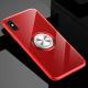 Compatible with Apple, Transparent Magnetic Ring Stand Phone Case For iPhone XR XS Max X XS Adsorption Holder case For iPhone 6 6S Plus 7 8 Plus cover