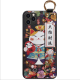 Lucky Cat Phone Case with Hand Strap and Key Chain
