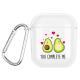 Compatible with Apple, AirPods Protective Case PC Avocado Earphone Box