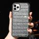 Compatible with Apple , Diamond-studded Glass Triangle Diamond Mobile Phone Case