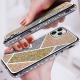 Compatible with Apple , Contrast Color Mobile Phone Case Plating Mirror