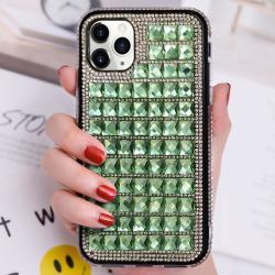 Compatible with Apple , New Diamond-inlaid Mobile Phone Case Edge Drill Mobile Phone Protective Case