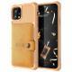 Leather Card Wallet Magnetic Protective Cover Flip Wallet Protective Cover