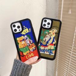 Embroidery Cartoon Mobile Phone Case