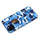 Compatible with Apple, Apeman Blue Camouflage Phone Case For IPhone