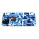 Compatible with Apple, Apeman Blue Camouflage Phone Case For IPhone