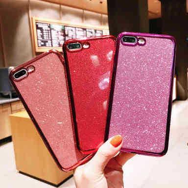 The Protective Shell Is Suitable For Xs Max Electroplating Glitter Sequins