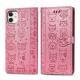 New Leather Case, Multi-Function Clamshell Card, Drop-Proof