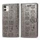 New Leather Case, Multi-Function Clamshell Card, Drop-Proof
