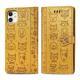New Leather Case, Multi-Function Clamshell Card, Drop-Proof