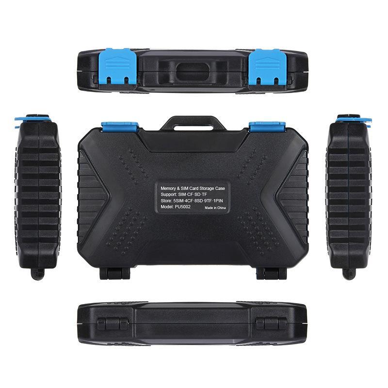 Waterproof memory card memory box