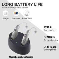 Simple Charging Bin Behind-the-ear Aid Headset