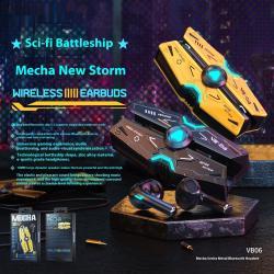 Mech Battleship Three-generation Alloy Bluetooth Headset