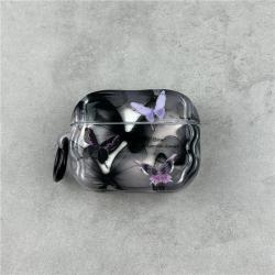 Ins Feng Shui Ink Black Butterfly Earphone Protective Case
