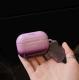 The Earphone Case Is Tinted With Purple Ink