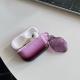 The Earphone Case Is Tinted With Purple Ink