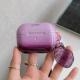 The Earphone Case Is Tinted With Purple Ink