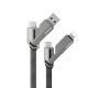 Four-in-one Fast Charge Data Cable Double-headed Tpyec Charging Cable