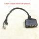 Mounted USB One Two Data Line Extension Cable Adapter Car