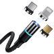 Magnetic Data Cable One-to-three Usb Fast Charging