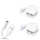 Earphone Adapter 2-in-1 3.5mm Sound Card Audio Converter