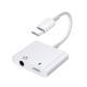 Earphone Adapter 2-in-1 3.5mm Sound Card Audio Converter