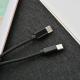 1m Nylon Braided PD Data Cable 3A 60W C To C Double Head