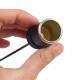 Black USB To Cigarette Lighter USB 5V To 12v Boost Power Adapter Cable