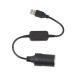 Black USB To Cigarette Lighter USB 5V To 12v Boost Power Adapter Cable