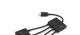 Micro USB OTG One Support Four-band Charging Mobile Phone External Mouse Multi-port Adapter